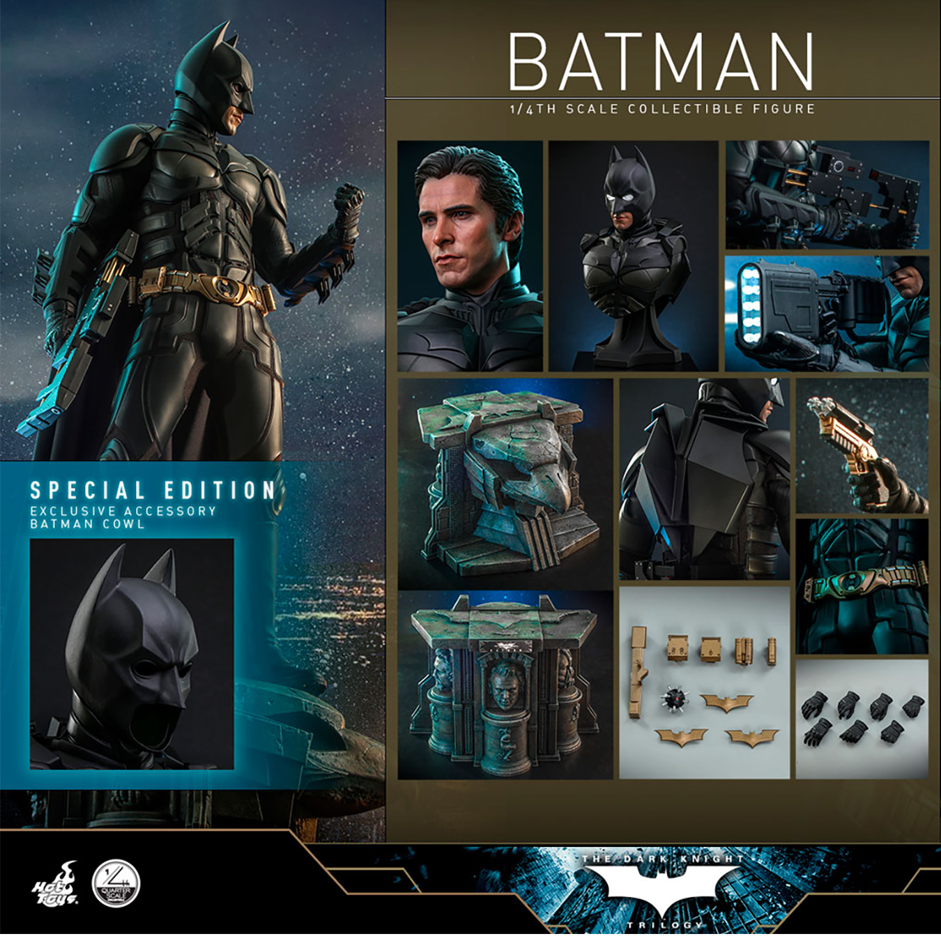 Batman (The Dark Knight) Quarter Scale Special Edition Collectible Figure by Hot Toys