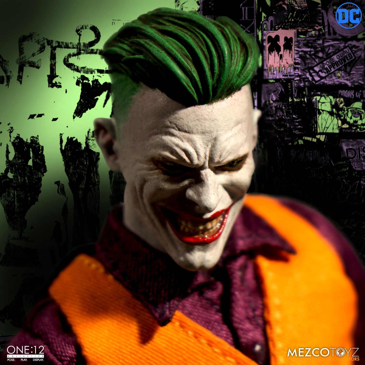 The Joker Clown Prince of Crime Edition One:12 Collective Action Figure By Mezco