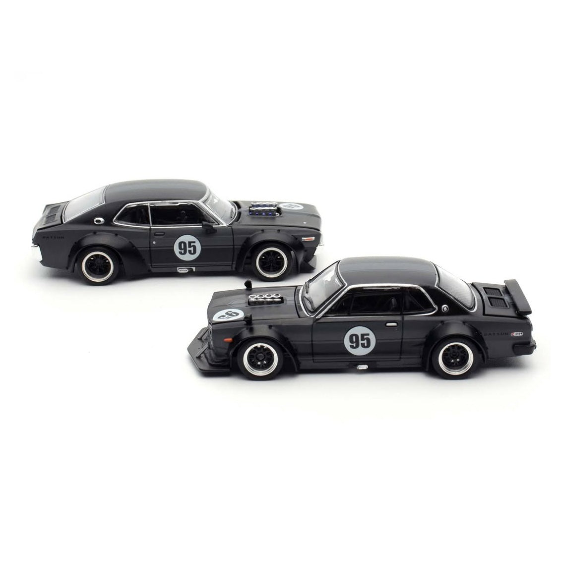 POP RACE x Daigo Saito Skyline GT-R V8 Drift Hakosuka & Datsun Laurel C130 Box Set (2025 HK Toy Car Salon Exclusive)