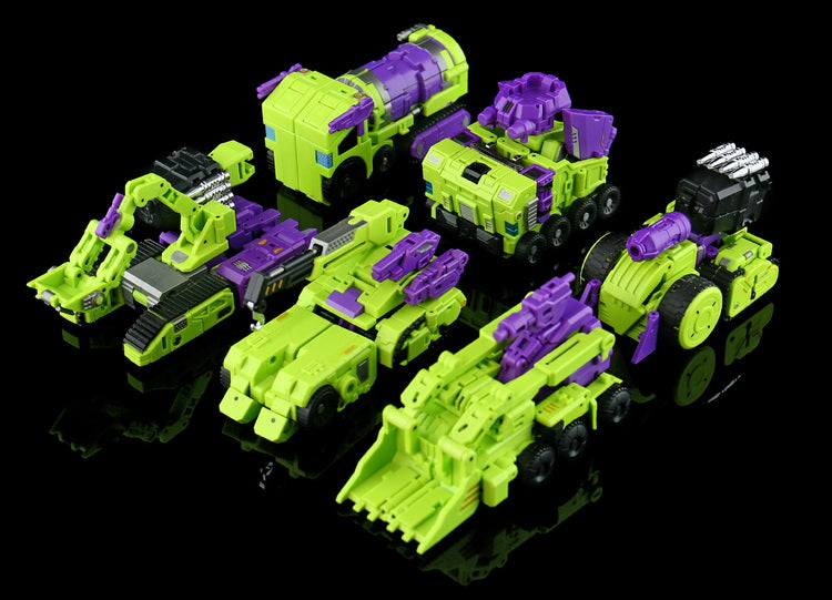 Lucky Cat Micro Cosmos MC-02 Riki-Oh Devastator Whole Set