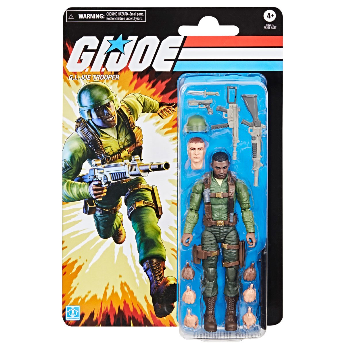 G.I. Joe Classified Series Retro Cardback G.I. Joe Trooper Action Figure