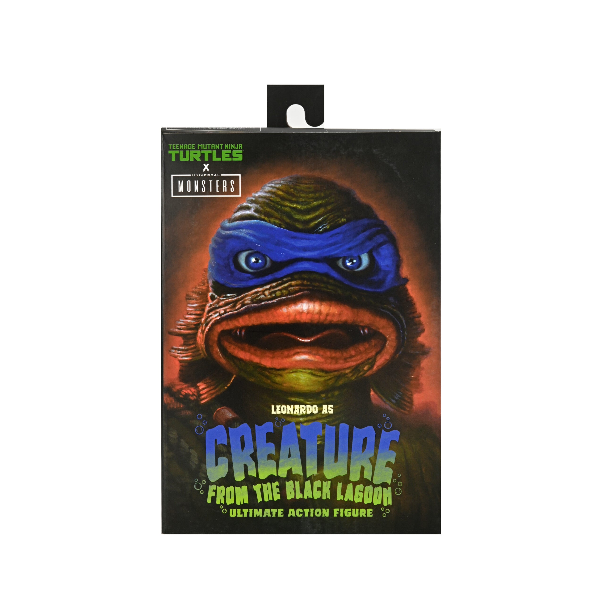 Universal Monsters x TMNT Ultimate Leonardo as the Creature from the Black Lagoon