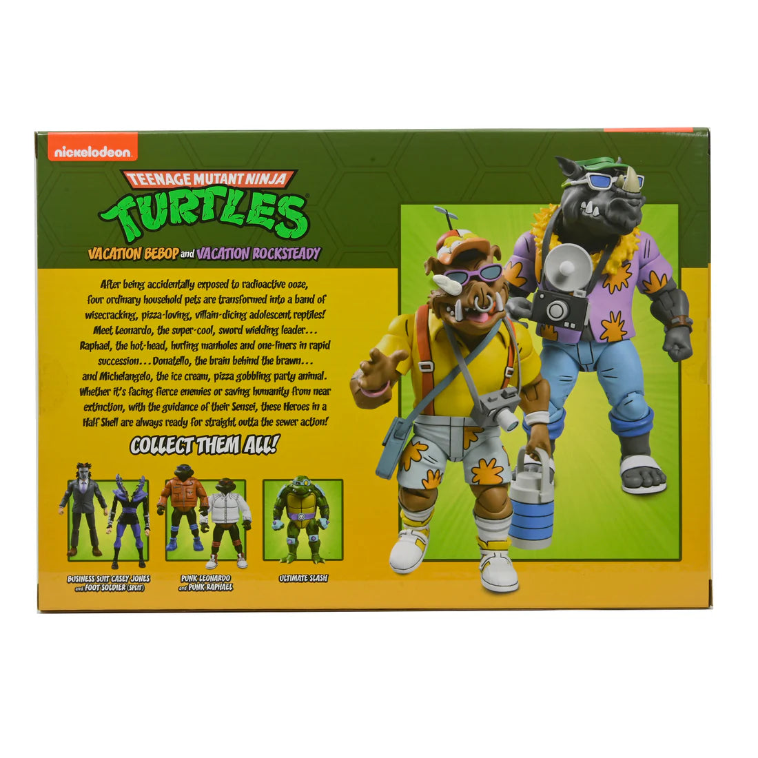 Teenage Mutant Ninja Turtles Vacation Bebop and Rocksteady 2 Pack Action Figure
