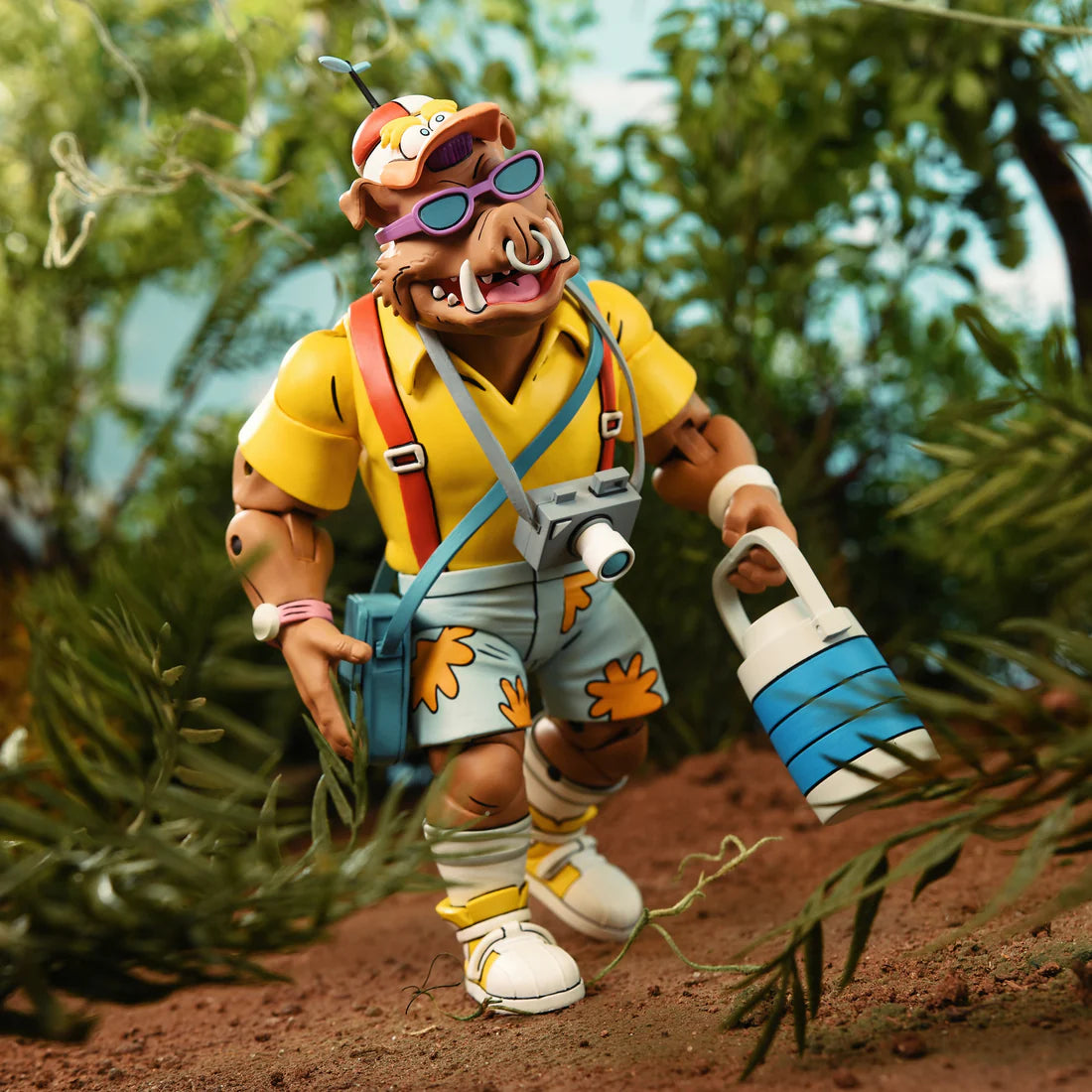 Teenage Mutant Ninja Turtles Vacation Bebop and Rocksteady 2 Pack Action Figure