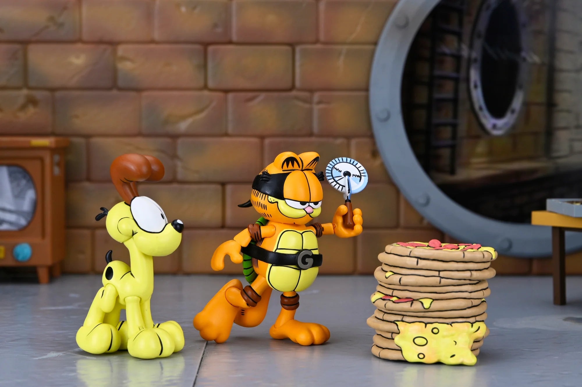 Teenage Mutant Ninja Turtles (Archie Comics) x Garfield Ultimate Garfello & Odie Action Figures