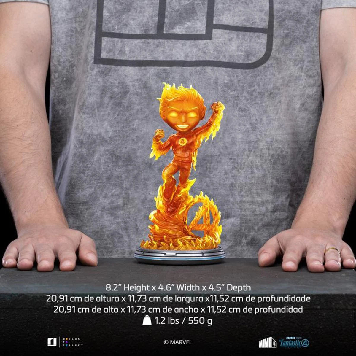 The Fantastic Four First Steps Human Torch Minico