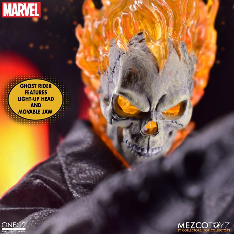 Ghost Rider & Hell Cycle One:12 Set By Mezco