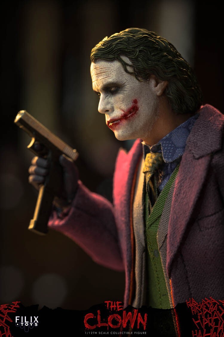 Filix Toys The Joker Heath Ledger 1/12 Scale Action Figure