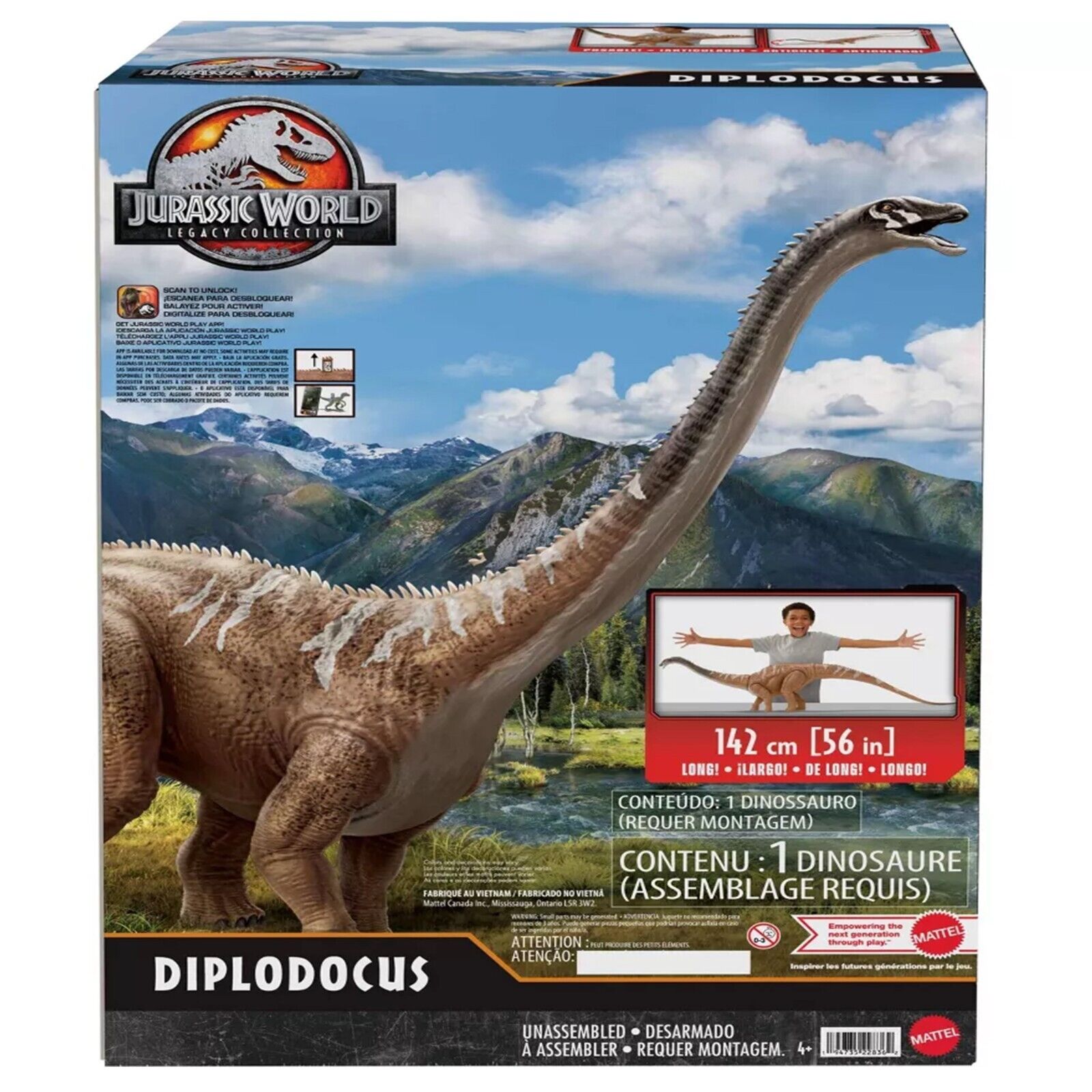 Jurassic World Legacy Collection Diplodocus Dinosaur Action Figure