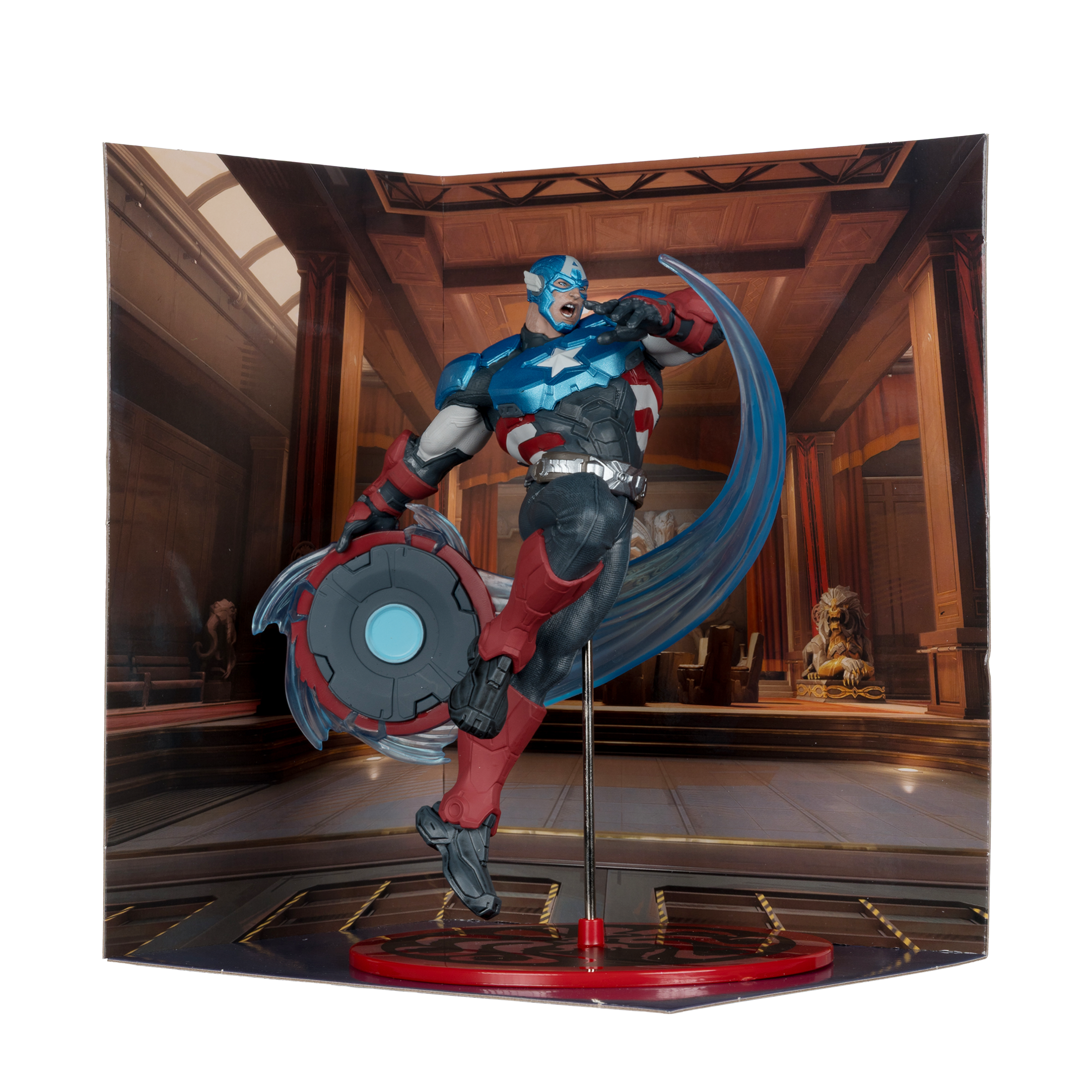 McFarlane Toys Marvel Rivals Captain America 1/10 Scale Collectible