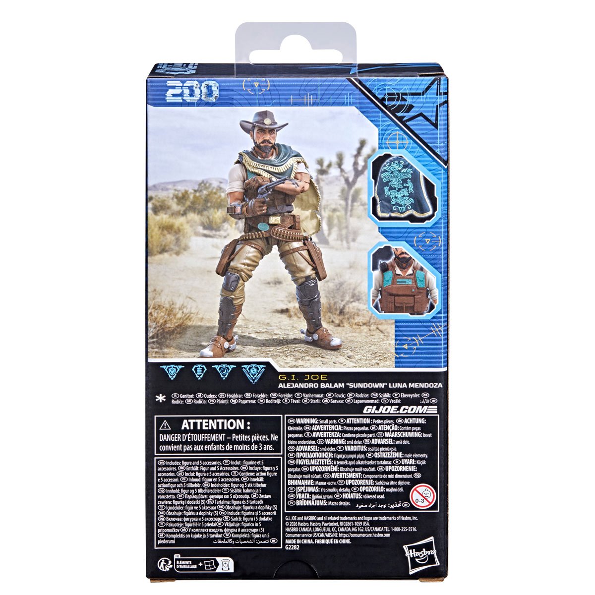 G.I. Joe Classified Series #200 Alejandro Balam Sundown Luna Mendoza Action Figure