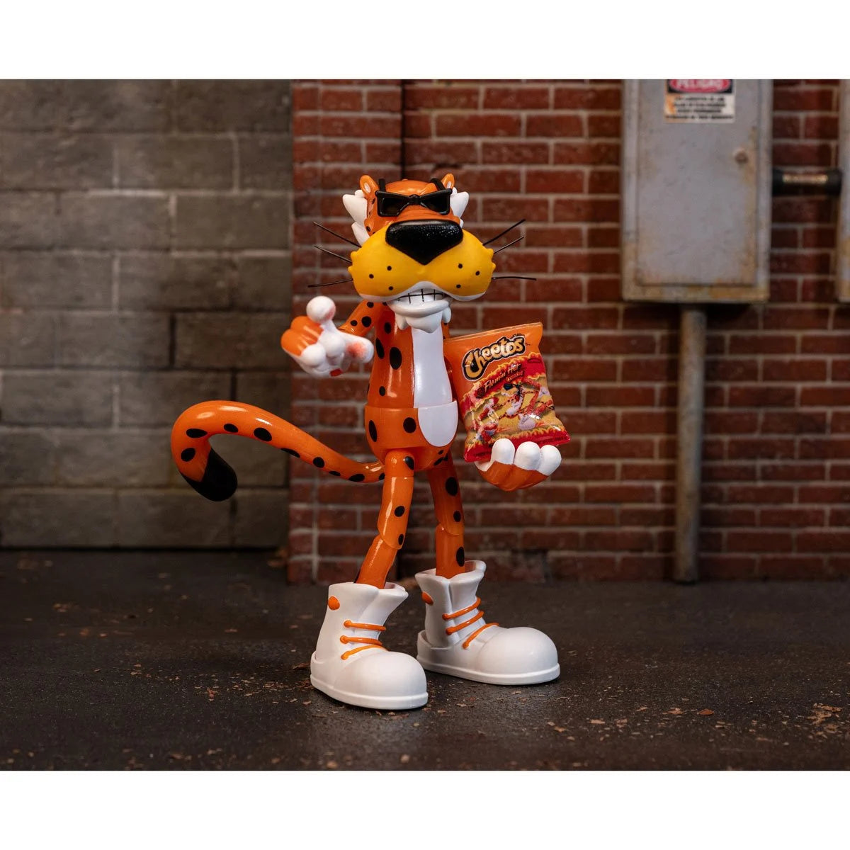 Cheetos Chester Cheetah Flamin' Hot Glow-in-the-Dark Action Figure