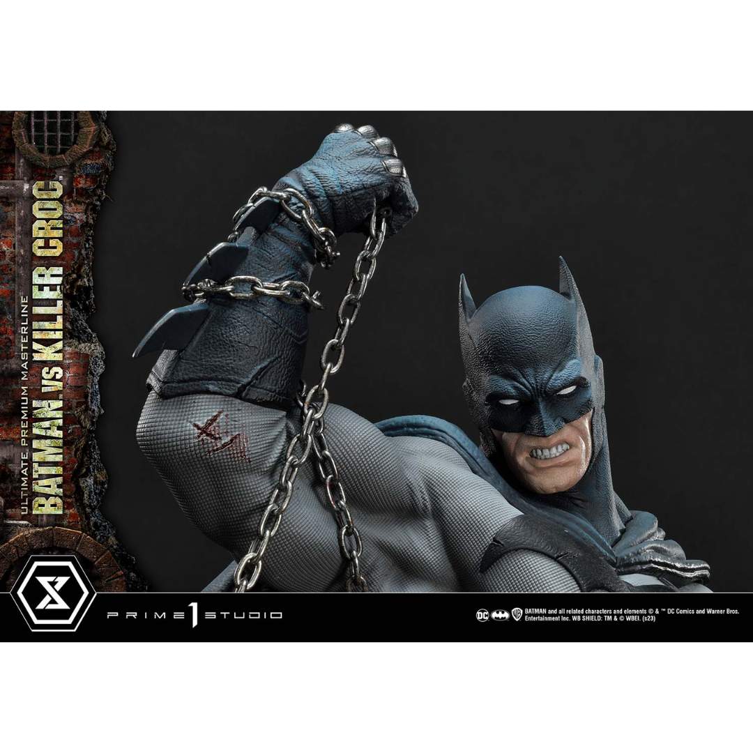 Dc Comics Batman Vs Killer Croc Statue By Prime 1 Studio