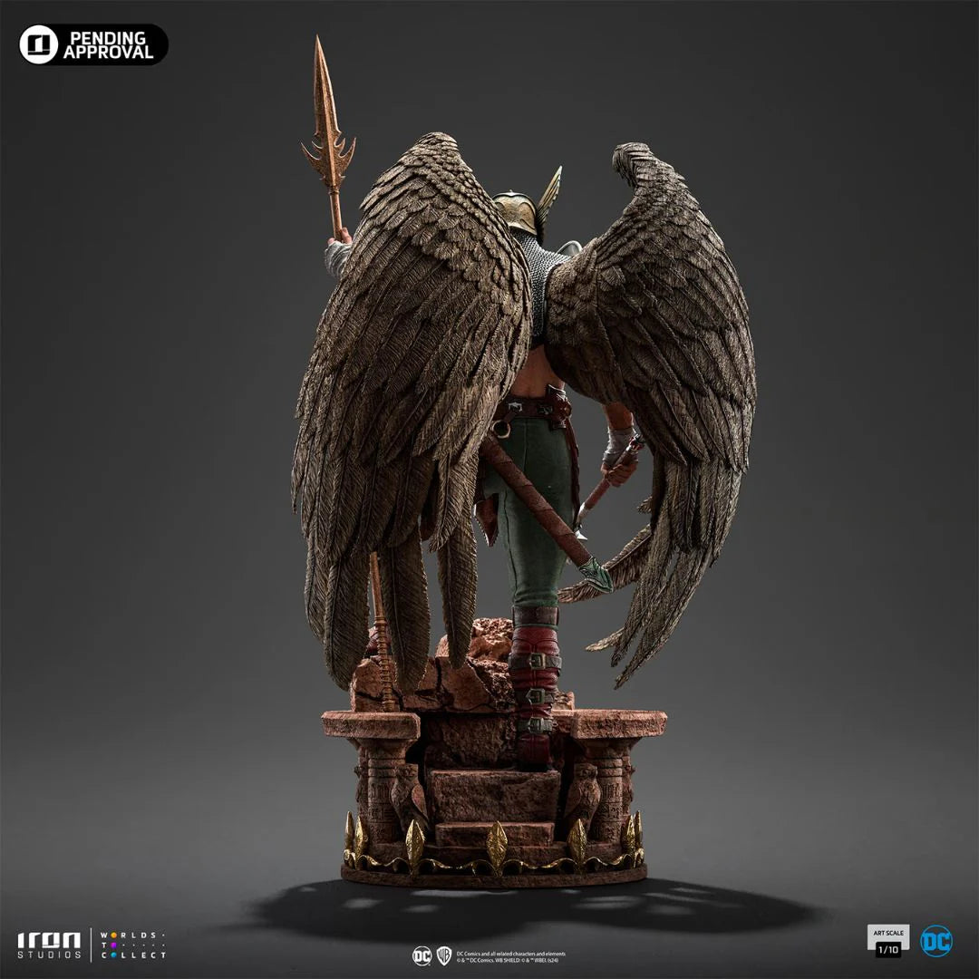 Hawkman 10th Anniversary Statue By Iron Studios