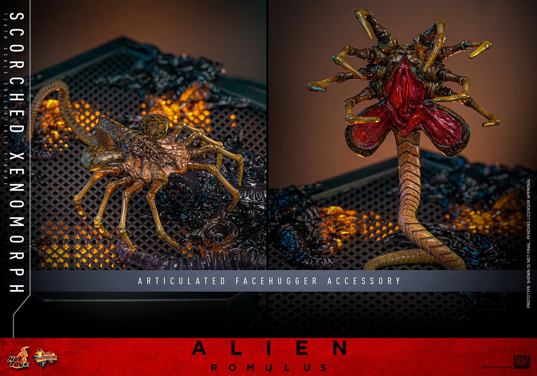 Alien: Romulus Scorched Xenomorph by Hot Toys