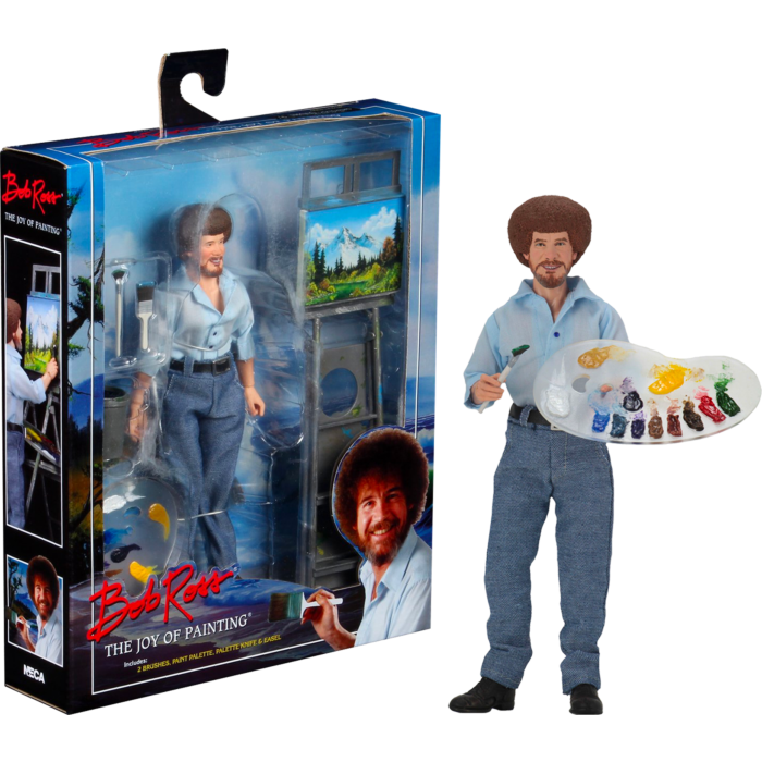 Bob Ross' The Joy of Painting Action Figure by NECA