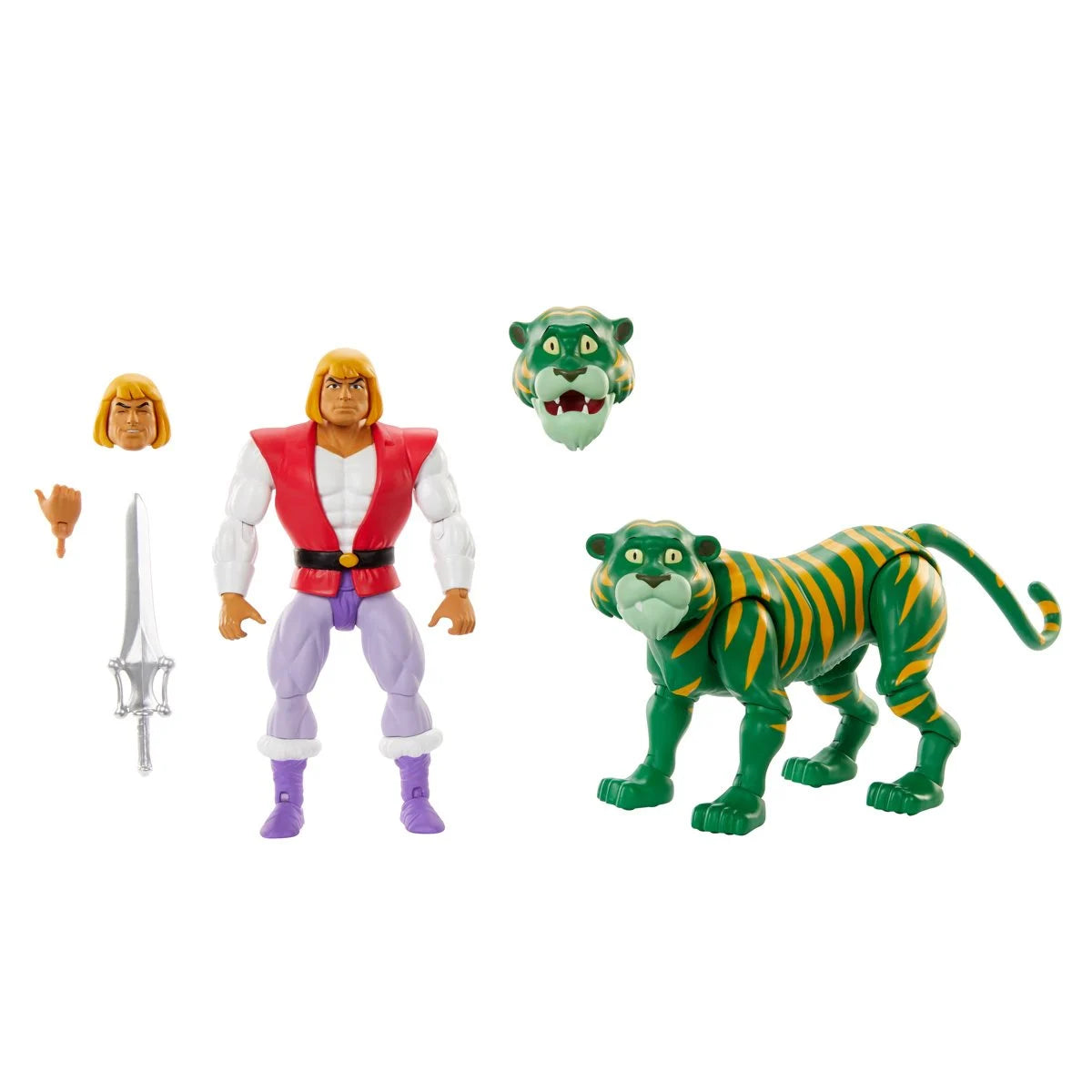 Masters of the Universe Origins Prince Adam and Cringer Action Figure