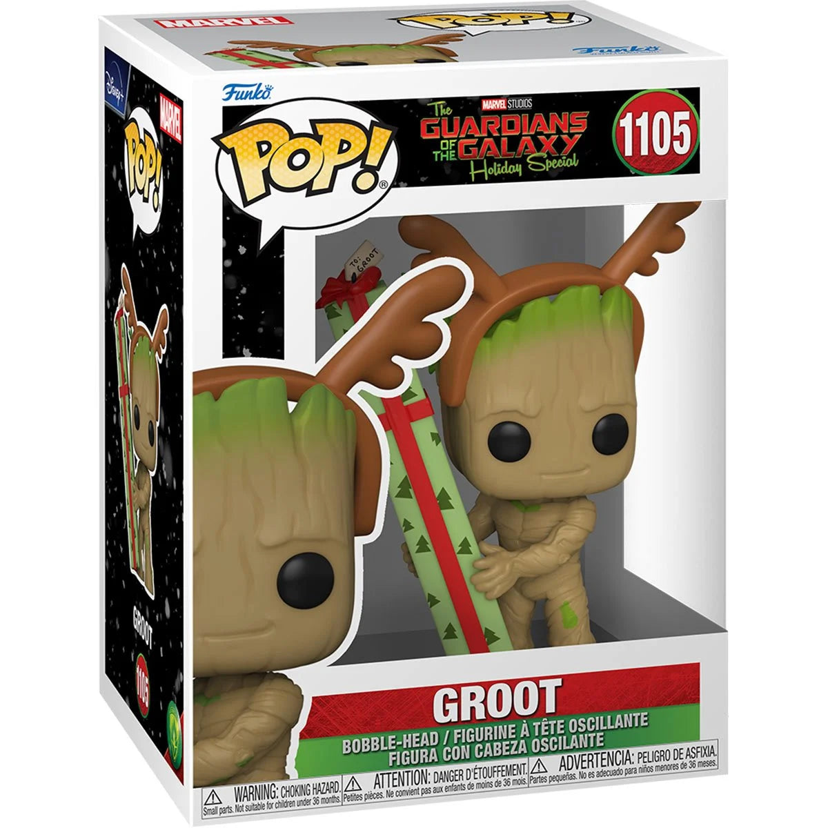 The Guardians of the Galaxy Holiday Special Groot Vinyl Figure By Funko Pop!