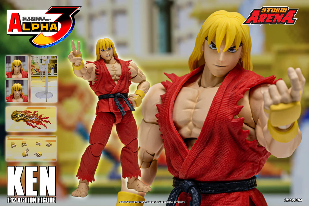 KEN STREET FIGHTER ALPHA 3 (STORM ARENA) 1/12 Scale By Storm Collectibles