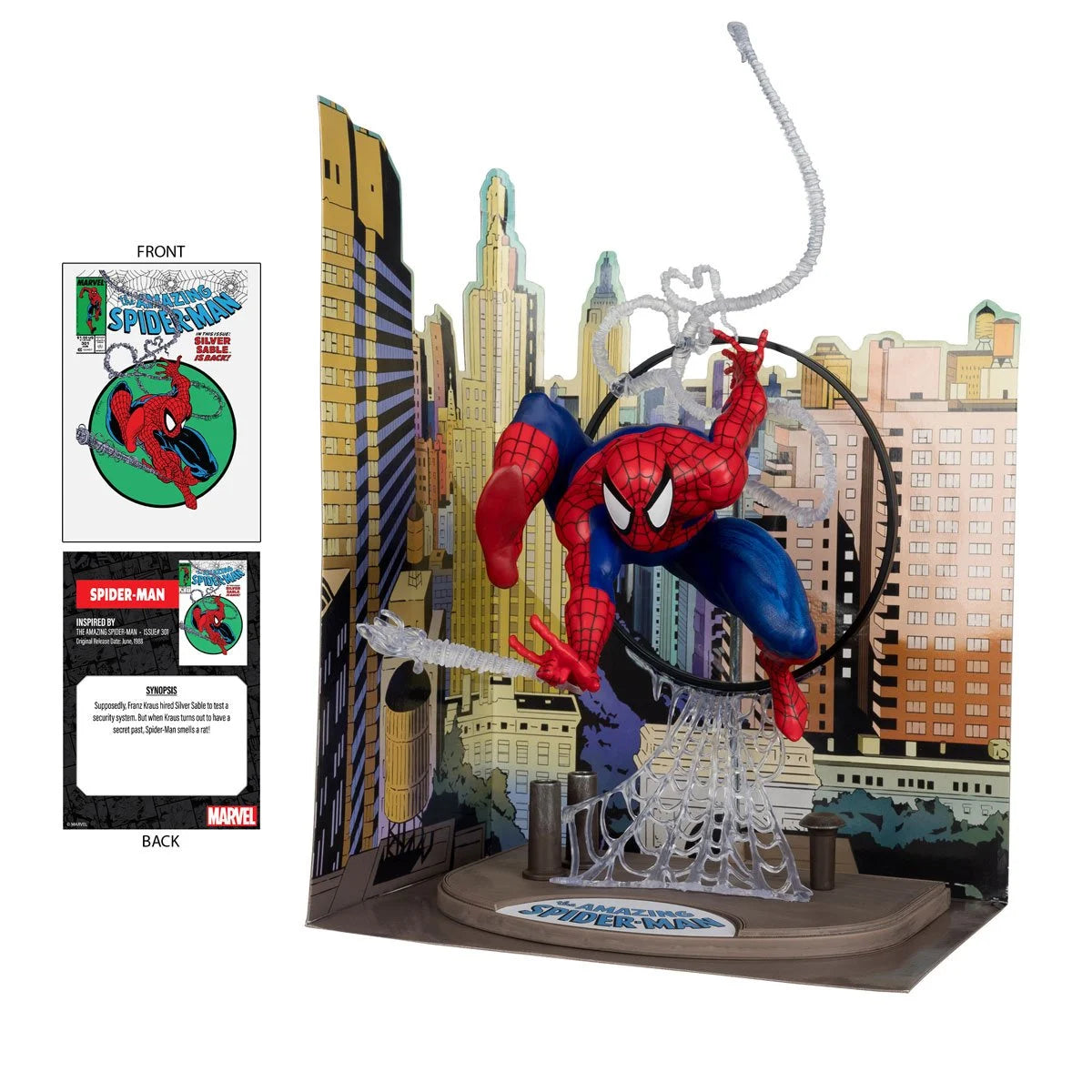 Spider-Man The Amazing Spider-Man #301 1:6 Scale Posed Figure with Scene