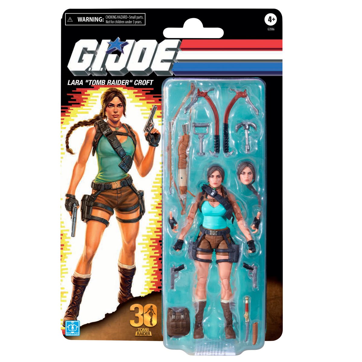 G.I. Joe Classified Series Retro Cardback Lara Croft Tomb Raider Action Figure