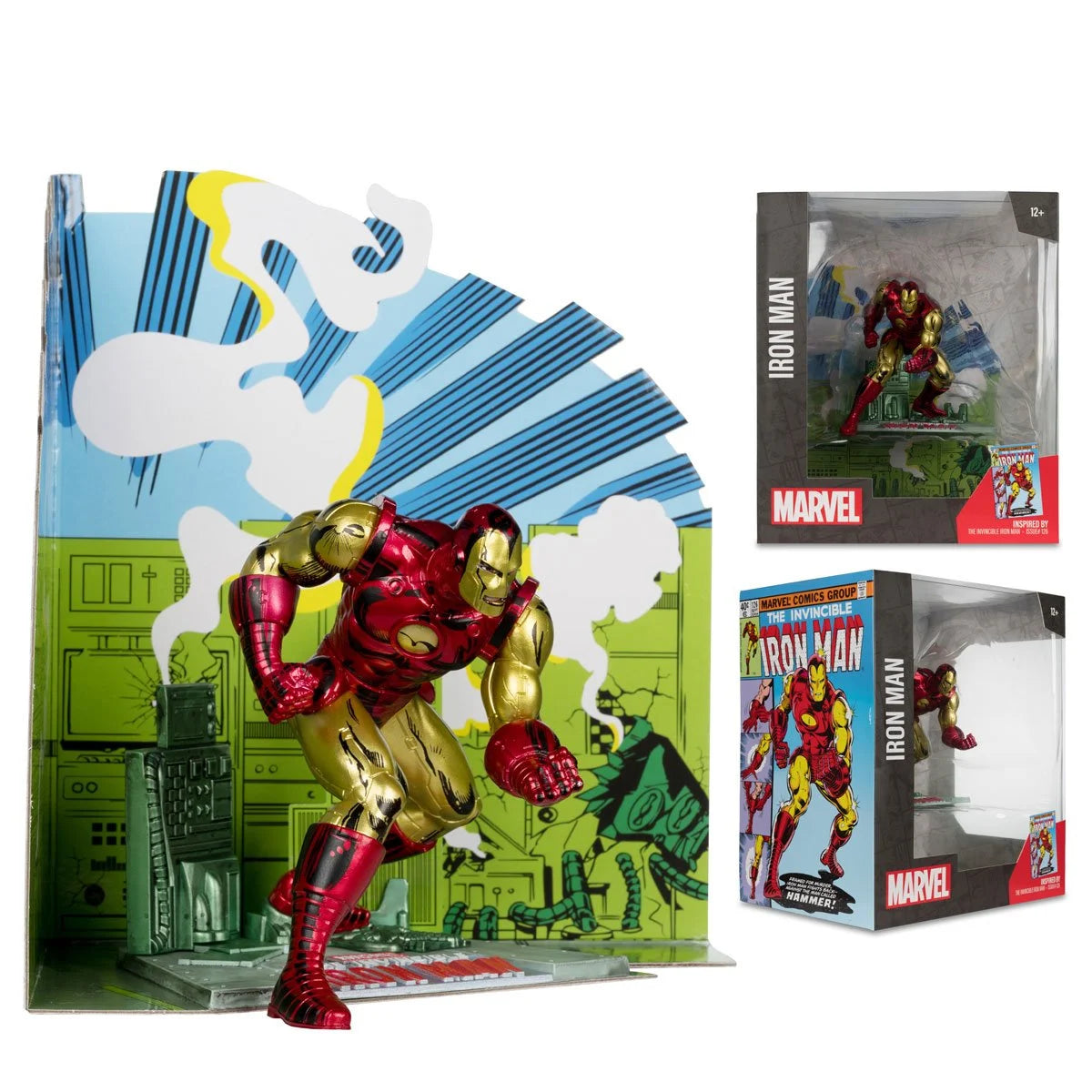 The Invincible Iron Man #126 1:10 Scale Posed Figure with Scene