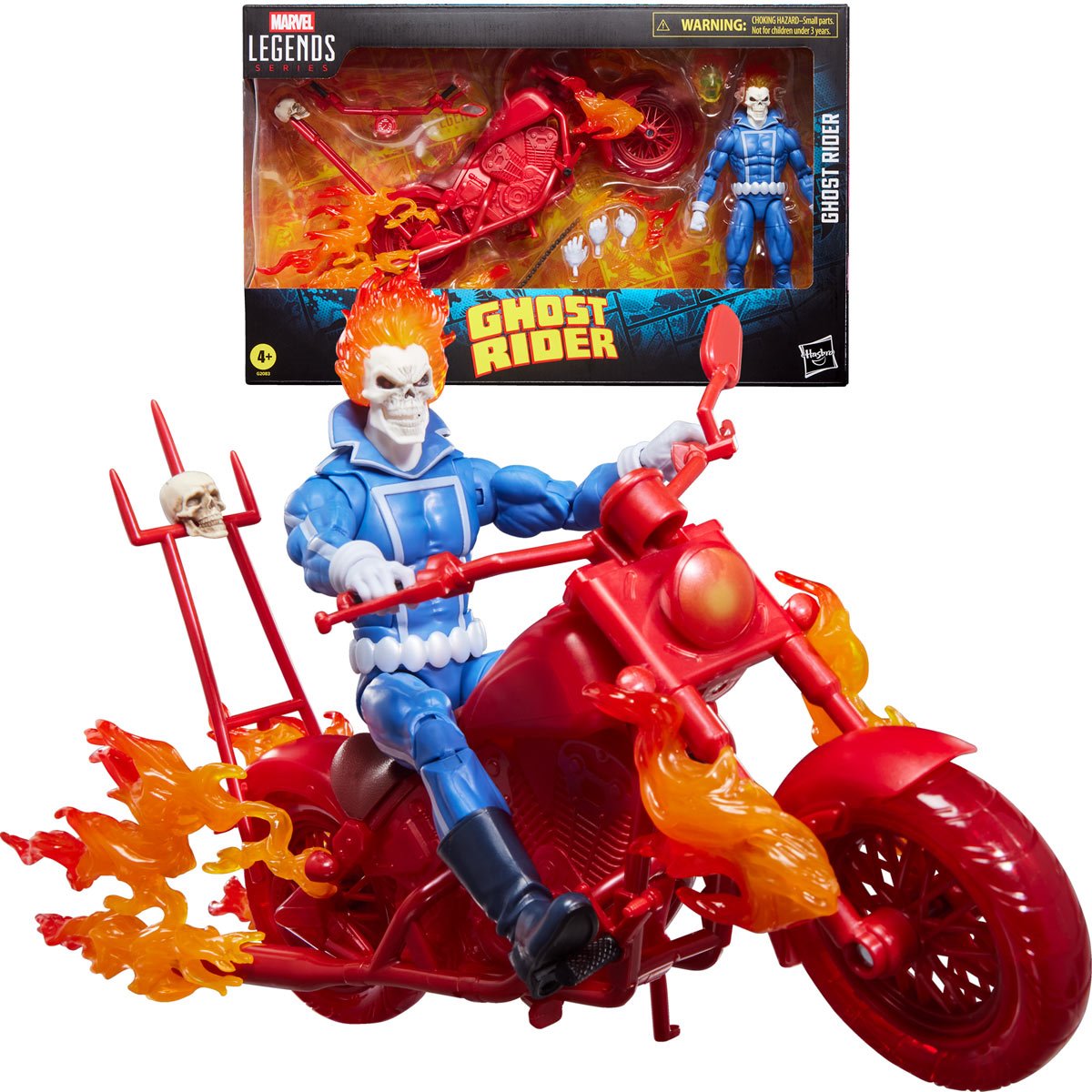 Ghost Rider Marvel Legends Series Johnny Blaze Action Figure with Motorcycle