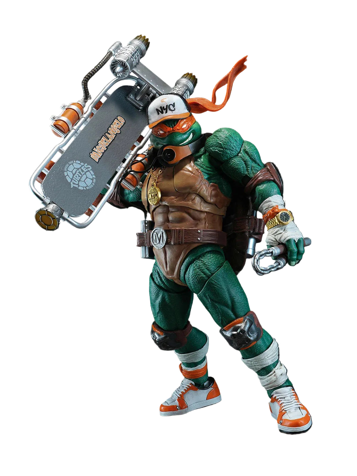 HB0105 HEFIG TMNT Michelangelo Action Figure Bonus Edition By Heatboys