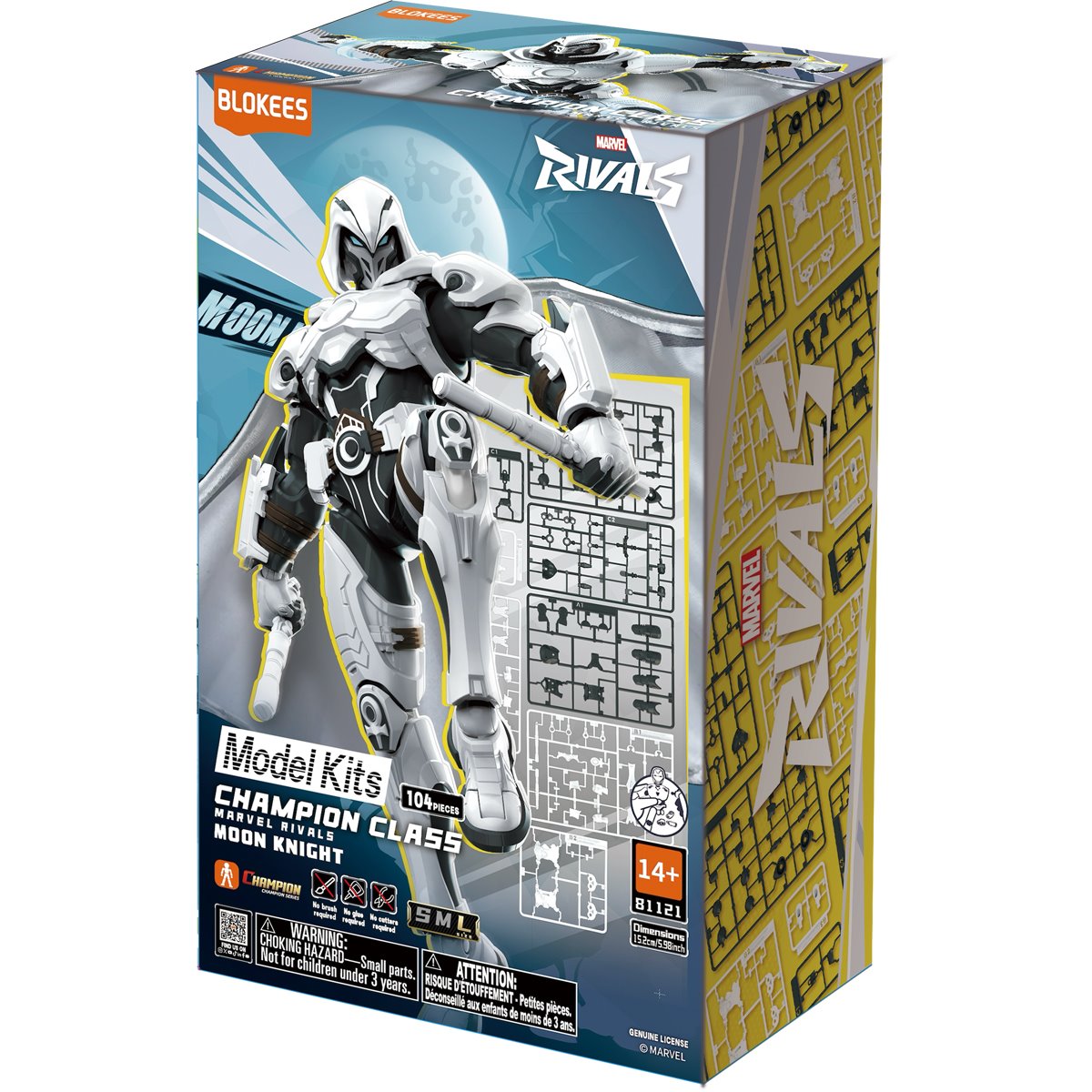 Marvel Rivals Moon Knight Champion Class CC10 Blokees Model Kit