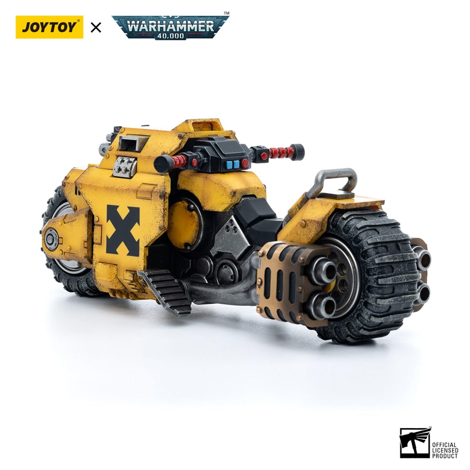 Joy Toy Warhammer 40,000 Imperial Fists Raider-Pattern Combat Bike 1:18 Scale Vehicle