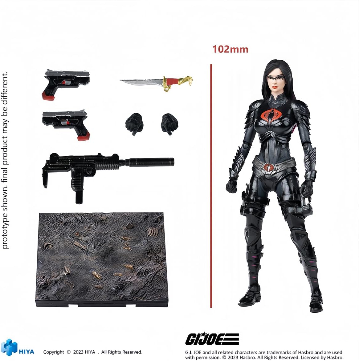 HIYA Exquisite Mini Series 1/18 Scale Baroness Action Figure