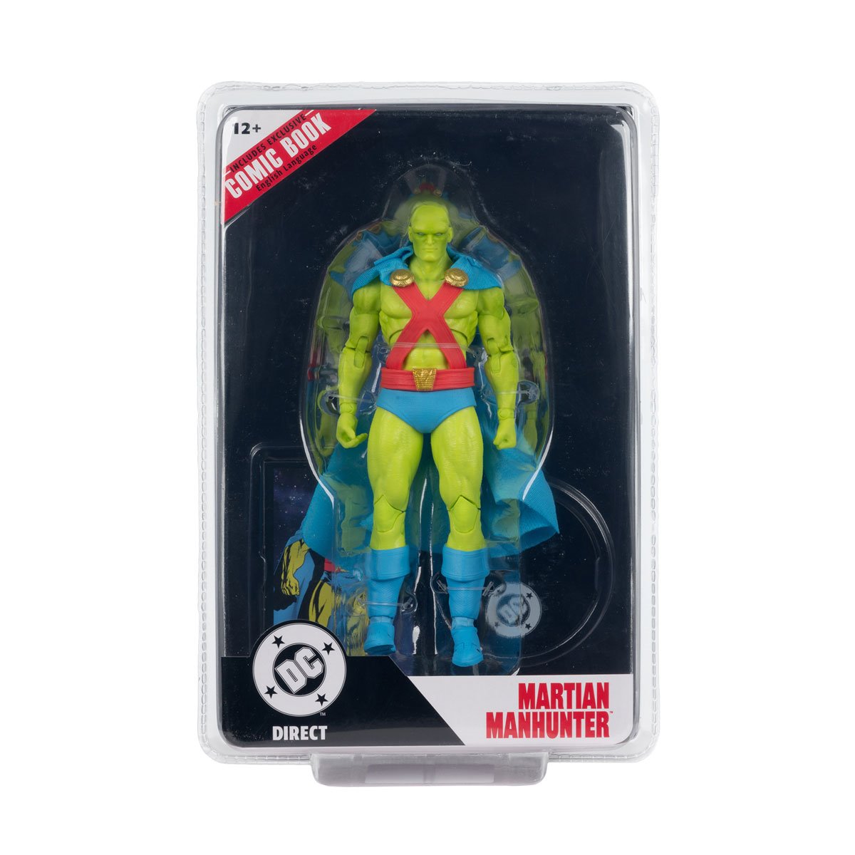 DC Direct Page Punchers Martian Manhunter Action Figure with comic
