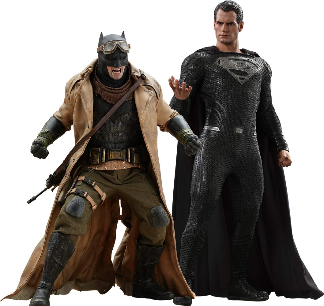 KNIGHTMARE BATMAN AND SUPERMAN Sixth Scale Figure Set By Hot Toys