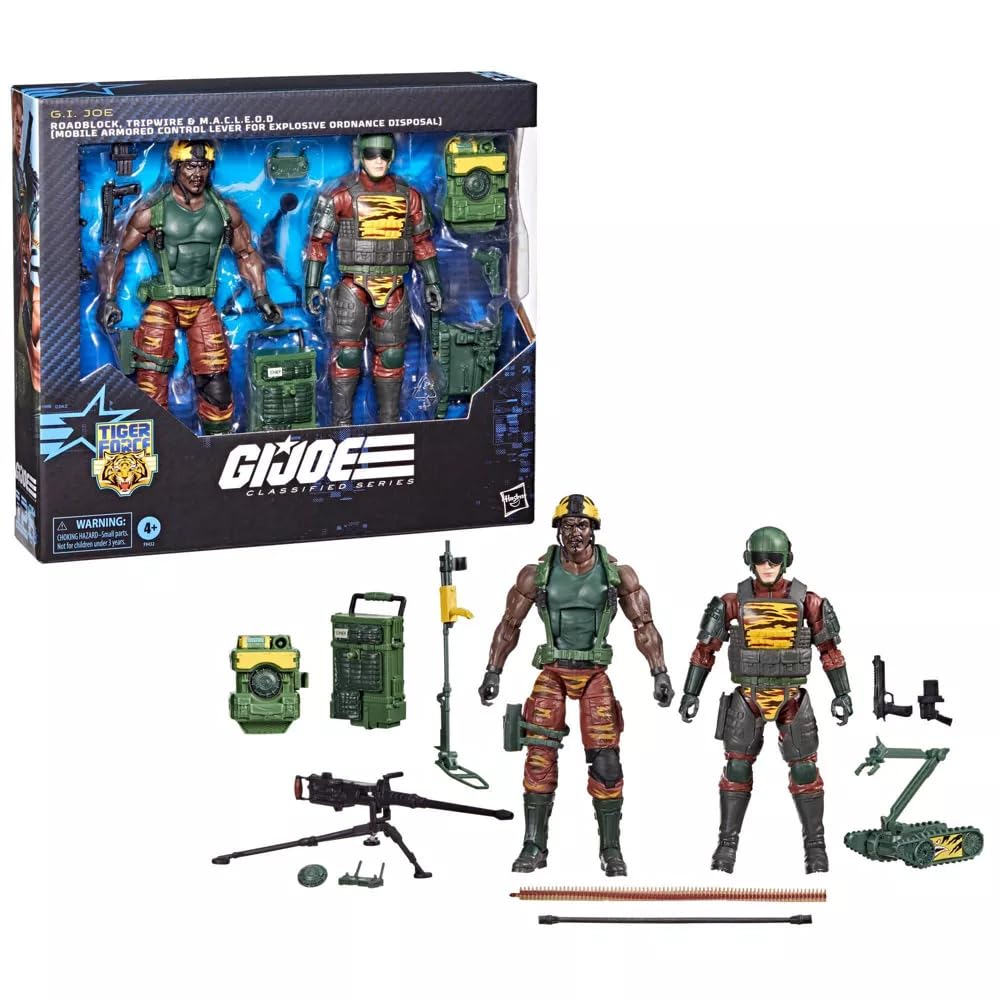 G.I.Joe Classified Tiger Force Roadblock and Tripwire 2 Pack Action Figure