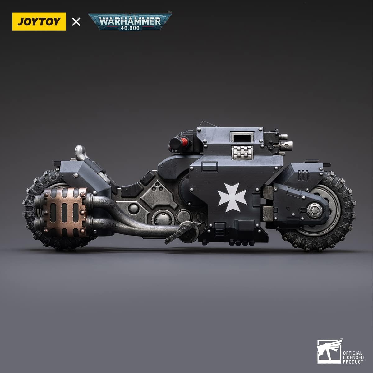Joytoy Warhammer 40k Black Templars Raider-Pattern Combat Bike 1/18 Scale