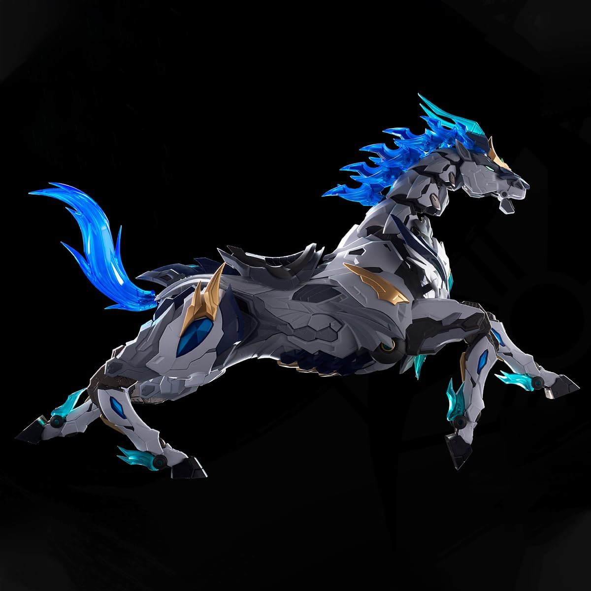 Legend of Star General MNP-XH05 Zhao Yun & White Dragon Horse Model Kit