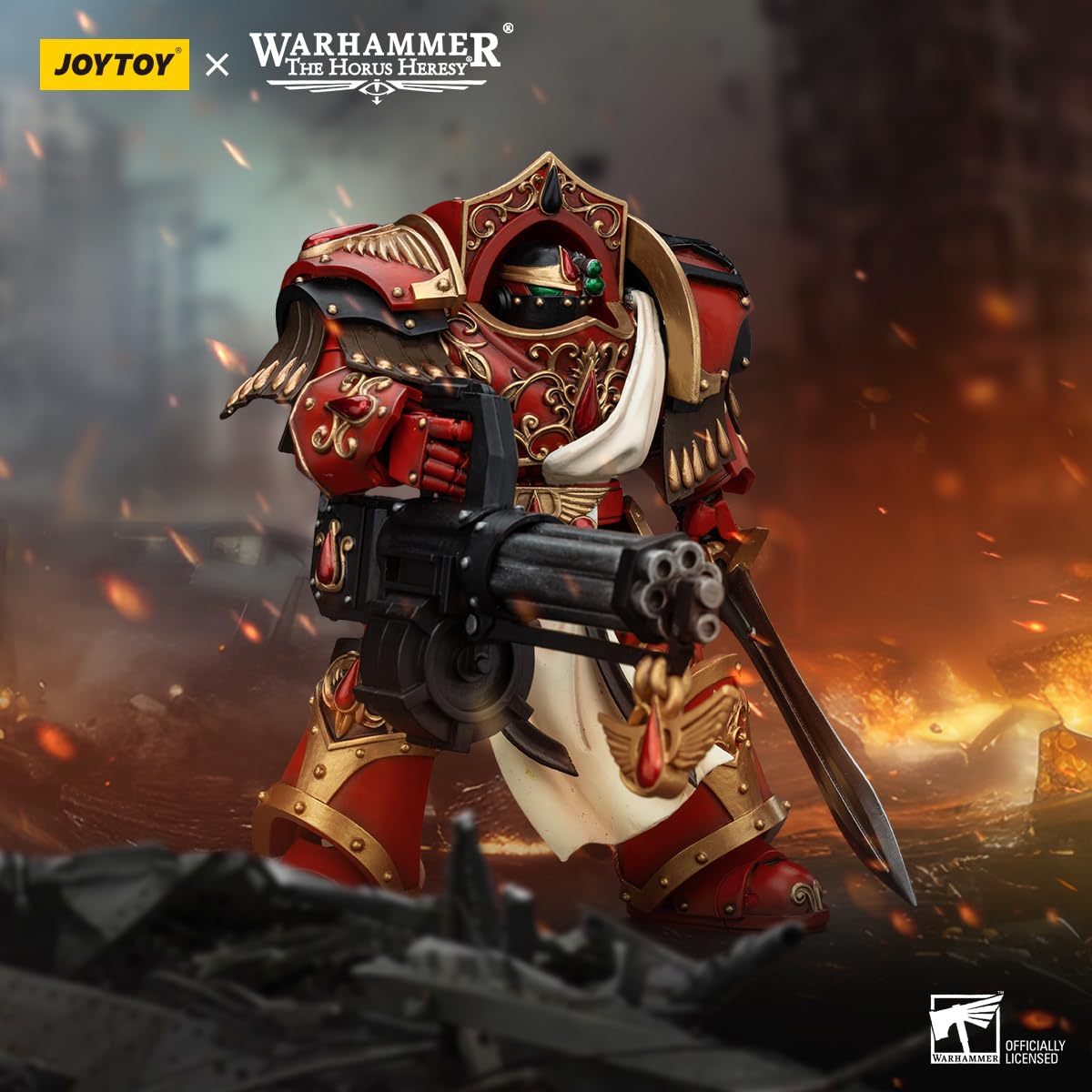 Warhammer: The Horus Heresy Blood Angels Crimson Paladin with Iliastus Assault Cannon Action Figure