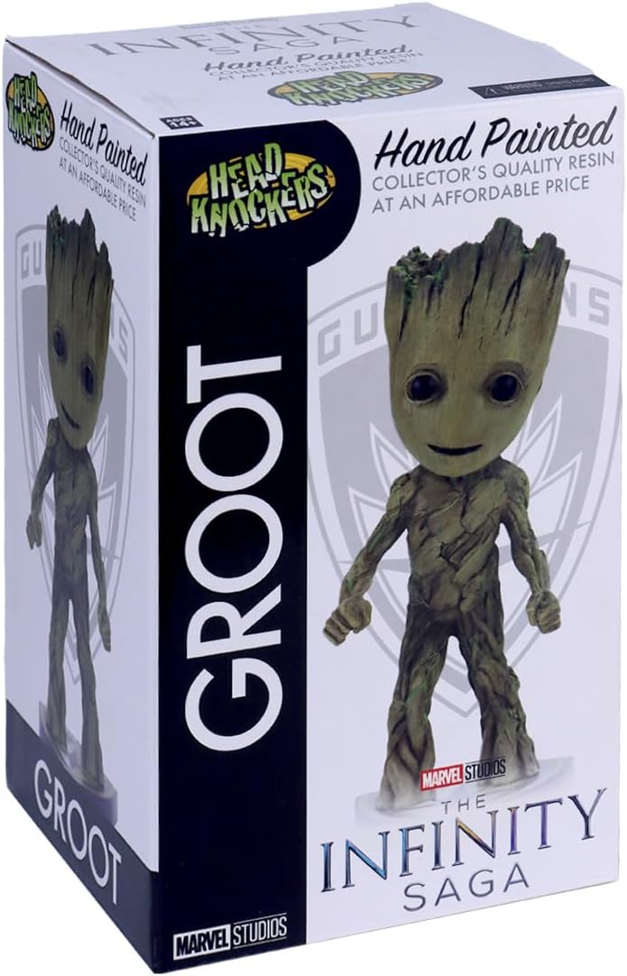 The Groot Knocker Bobble-Head, The Infinity Saga by NECA