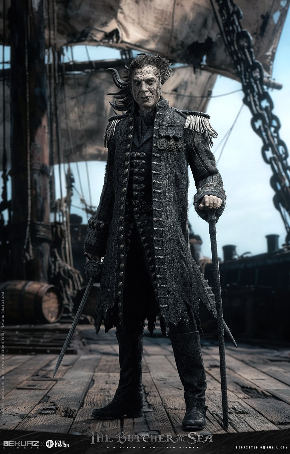 EKUAZ STUDIO x ECHO DESIGN The Butcher of the Sea Action Figure