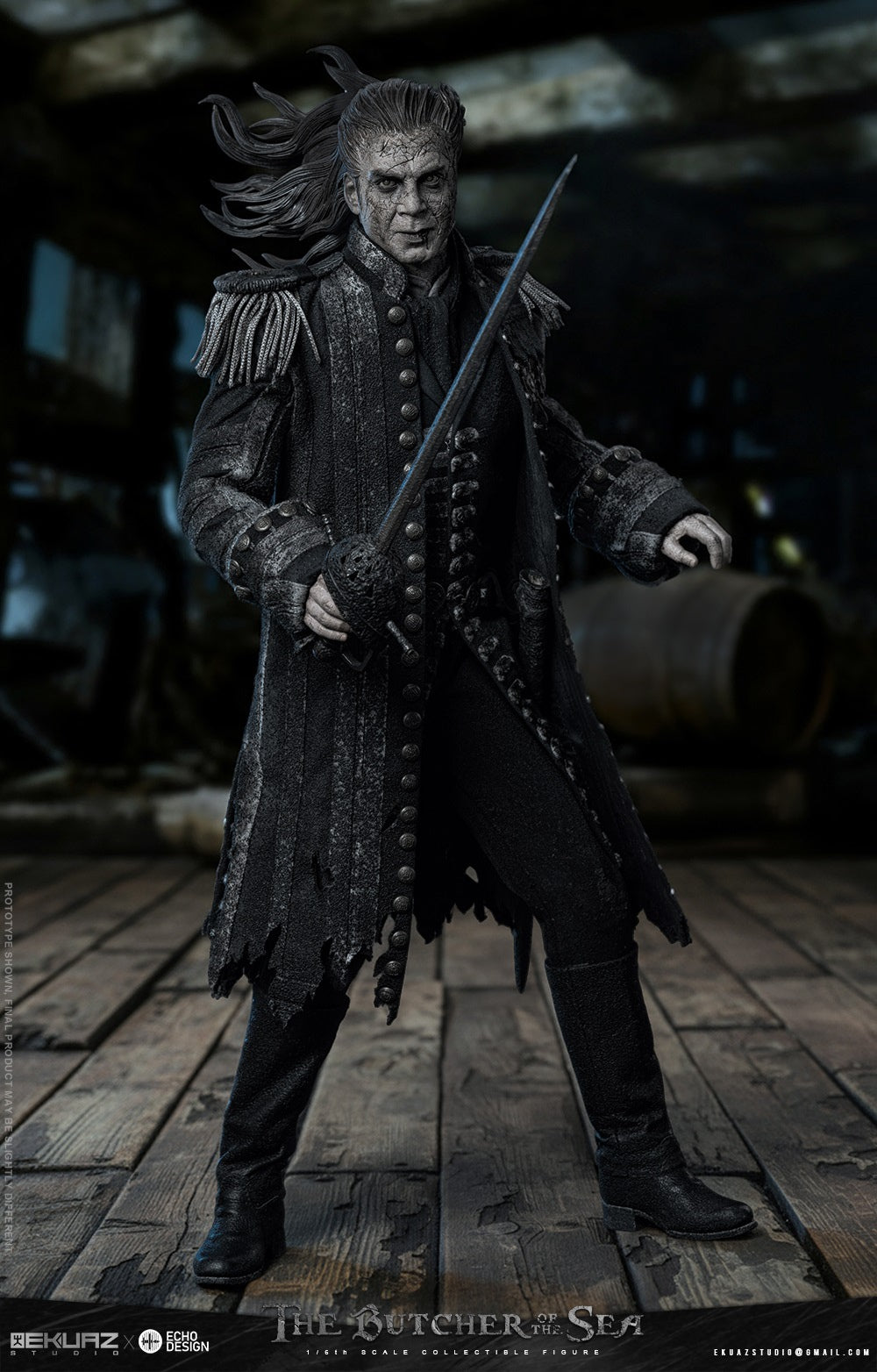 EKUAZ STUDIO x ECHO DESIGN The Butcher of the Sea Action Figure