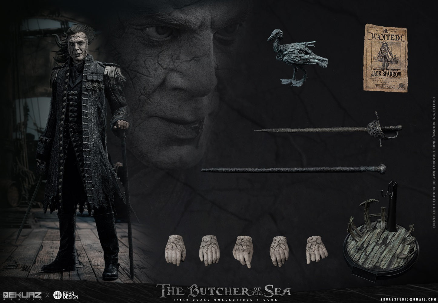 EKUAZ STUDIO x ECHO DESIGN The Butcher of the Sea Action Figure