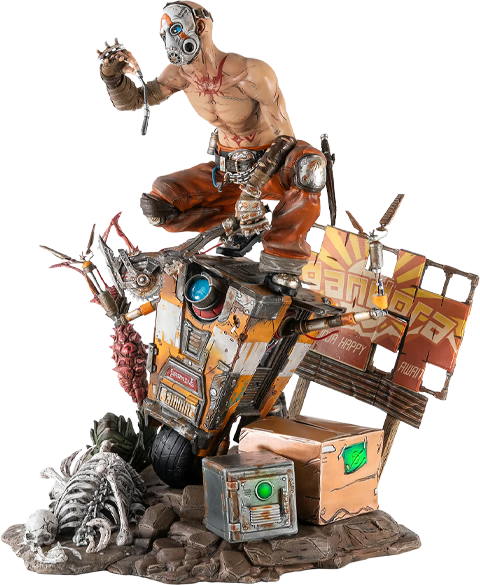 Psycho Bandit & Claptrap Diorama by PureArts