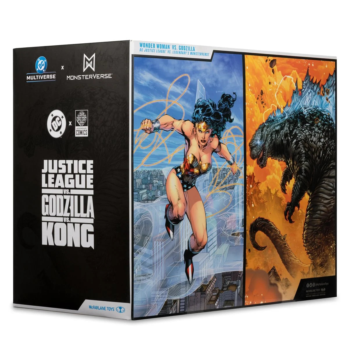 DC Multiverse (Justice League vs. Godzilla vs. Kong) Wonder Woman vs. Godzilla Megafig 2-Pack Action Figure