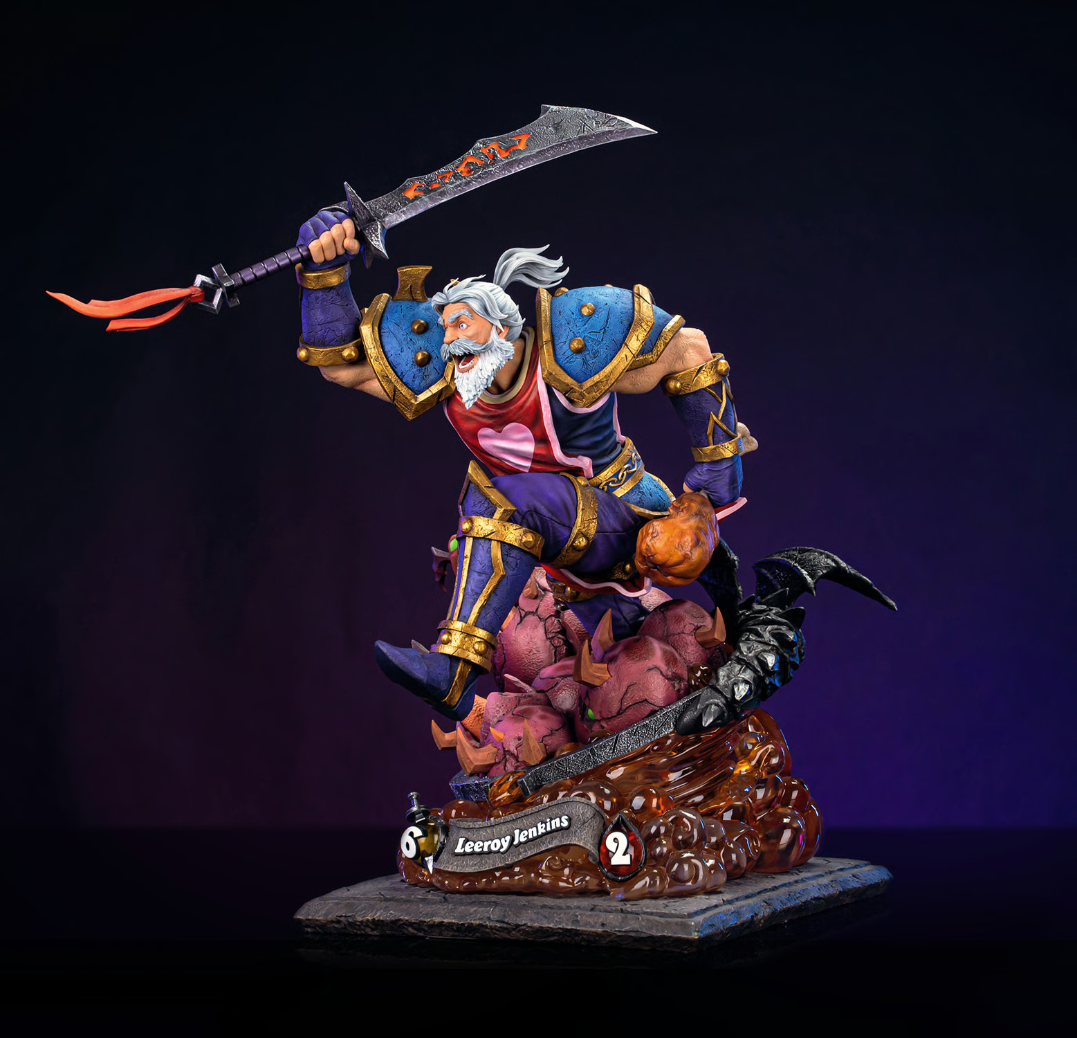 Leeroy Jenkins Statue by HEX Collectibles