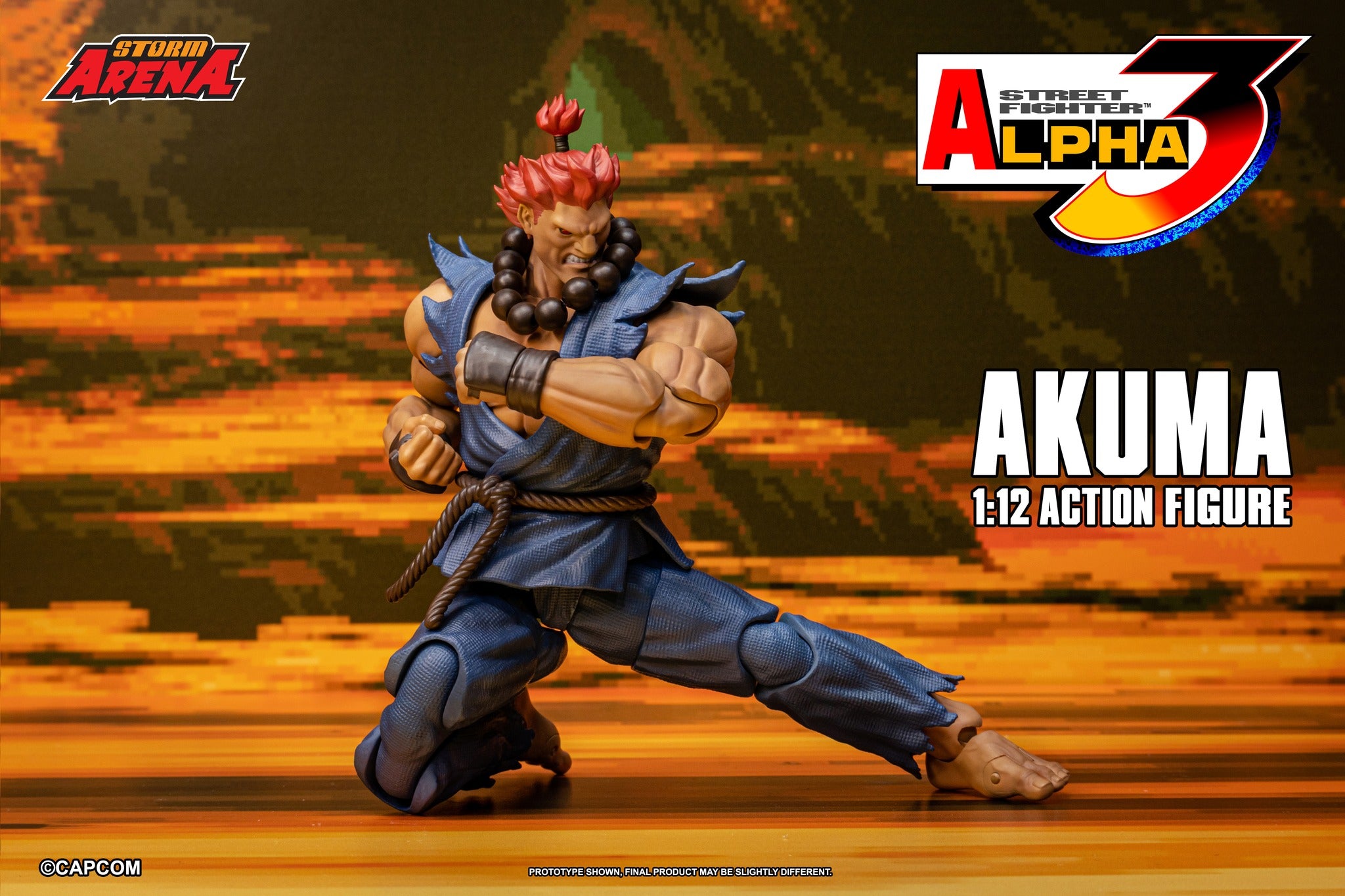 AKUMA STREET FIGHTER ALPHA 3 (STORM ARENA) 1/12 Scale By Storm Collectibles