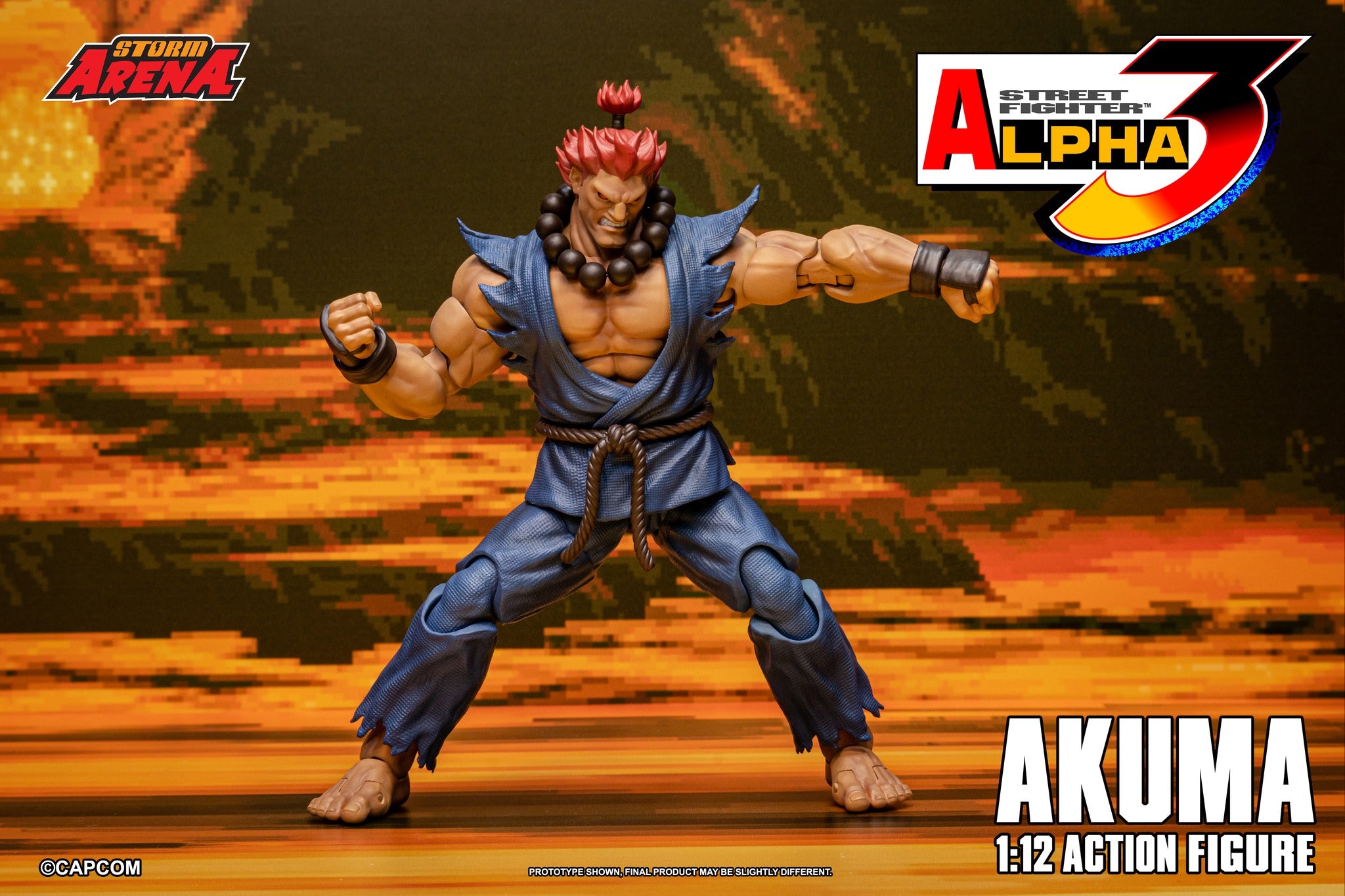 AKUMA STREET FIGHTER ALPHA 3 (STORM ARENA) 1/12 Scale By Storm Collectibles