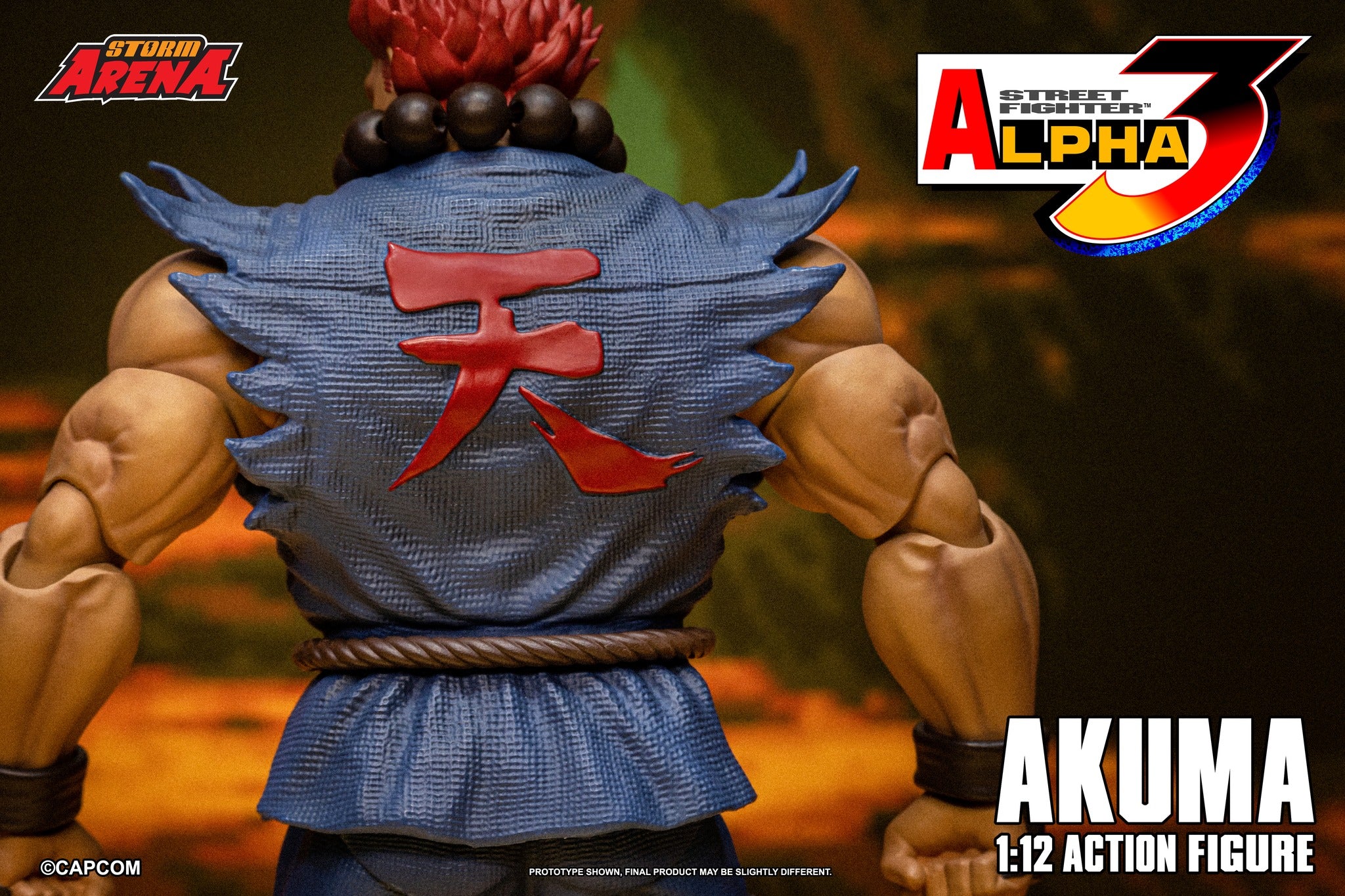 AKUMA STREET FIGHTER ALPHA 3 (STORM ARENA) 1/12 Scale By Storm Collectibles