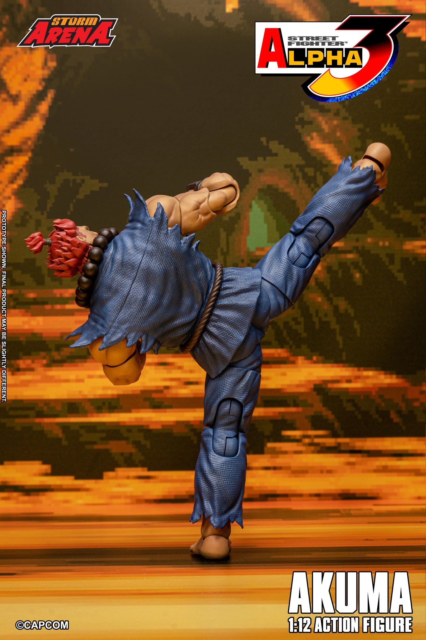 AKUMA STREET FIGHTER ALPHA 3 (STORM ARENA) 1/12 Scale By Storm Collectibles