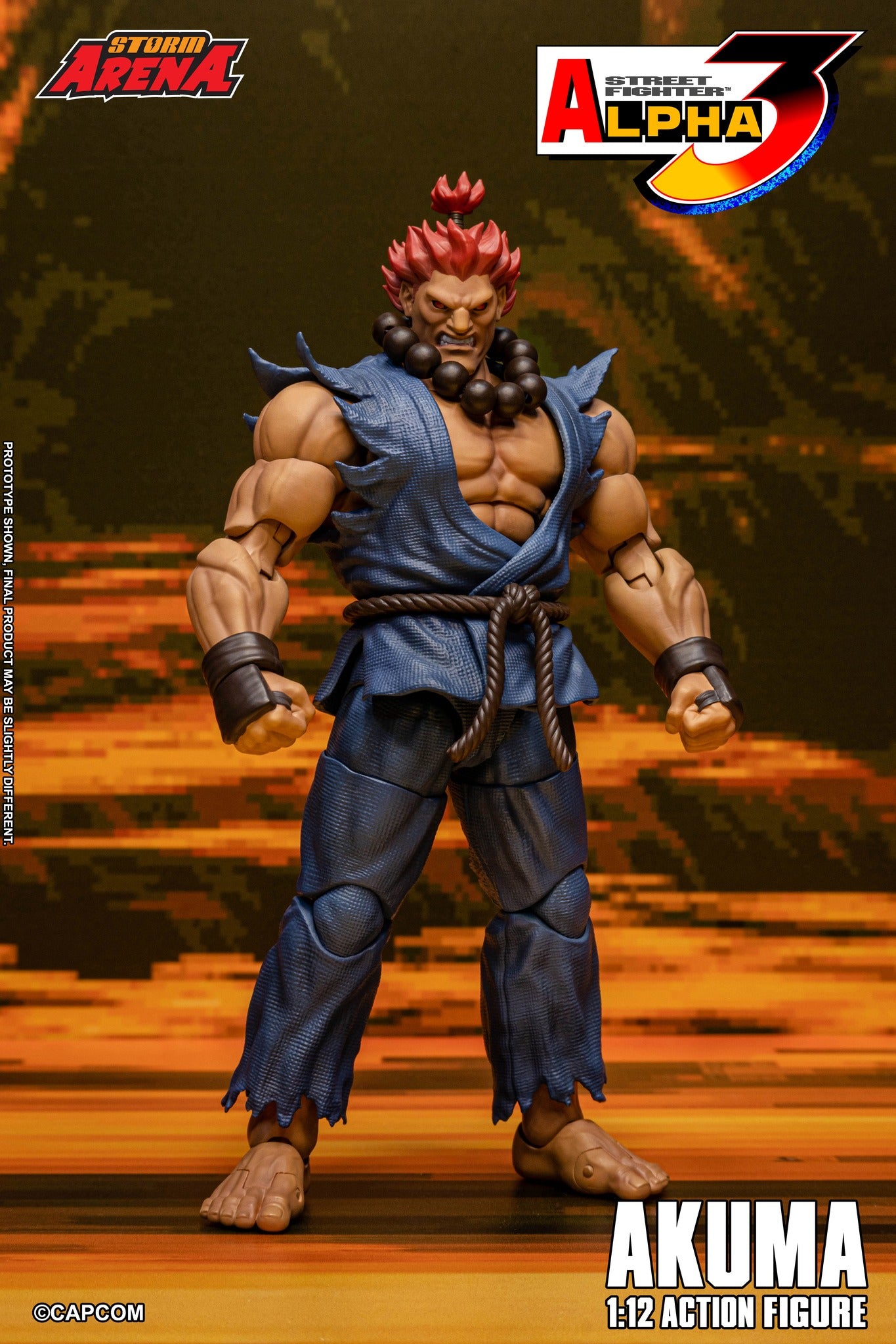 AKUMA STREET FIGHTER ALPHA 3 (STORM ARENA) 1/12 Scale By Storm Collectibles
