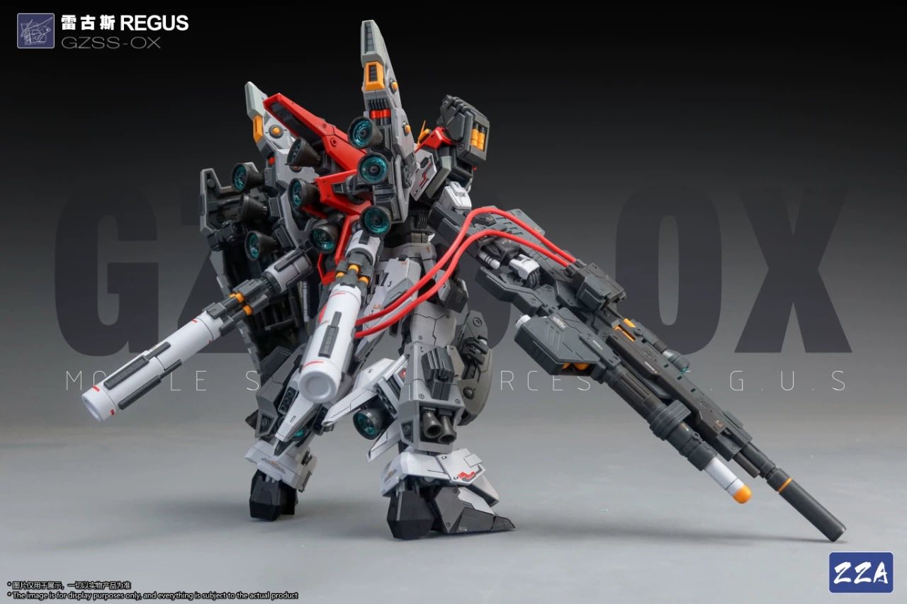 完成品 ZZA 1/100 レグス（GZSS-OX01） ガンプラMGサイズ ZZA Model 1/100 GZSS-OX01 Regus Model Kit
